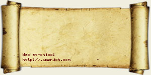 Josif Galjković vizit kartica